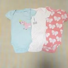【新品】Carter's ベビー ロンパース 3点セット 6ヶ月