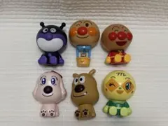 【 ガシャポン 】アンパンマン おっきなマスコットシリーズ 6点