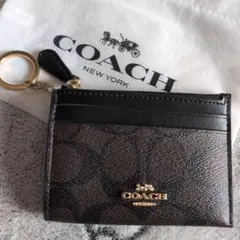 COACH コインケース 小銭入れ カードケース　キーリング付き