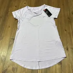 新品　Under Armour ライトパープル Tシャツ　ランニングウェア