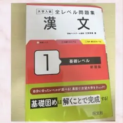 漢文 全レベル問題集 1基礎レベル 旺文社