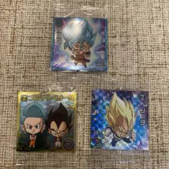ドラゴンボール 超戦士シールウエハース超 シール3枚セット