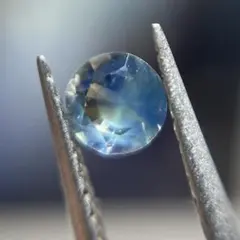 バイカラーシルキーサファイア ルース 0.14ct
