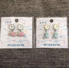 DOWASURE どわすれ ポケモンセンター ヤドン　ヌオー ピアス 2点セット