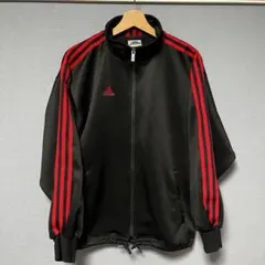 あのちゃん着用　アディダス　トラックジャケット　万国旗タグ　トレフォイル　M アディダス 80s オールド トラックジャケット 銀タグ 万国旗タグ 刺繍