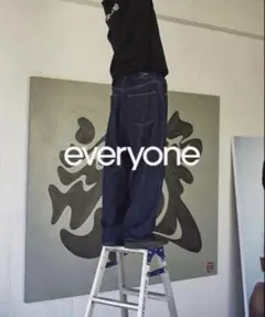 everyone soft denim pants INDIGO Mサイズ