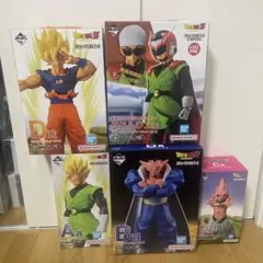 ドラゴンボール 一番くじ 激突!!宇宙を賭けた闘い 5体 フィギュア コンプ