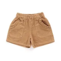 ポケットフリルショートパンツ 100 キャメル
