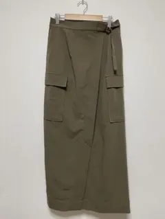 URBAN RESEARCH ITEMSラップカーゴスカートカーキのサムネイル