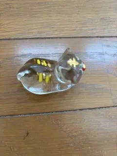 ガラス製 猫の置物 インテリア