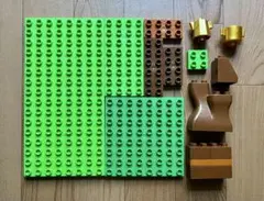 イタリア製　ブロック　ベースプレート　LEGOデュプロ同規格