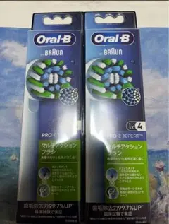 Oral-B マルチアクションブラシ 4本入 2箱セット 新品正規品のサムネイル