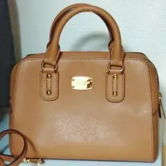 MICHAEL KORS 2way ショルダーバッグ キャメル