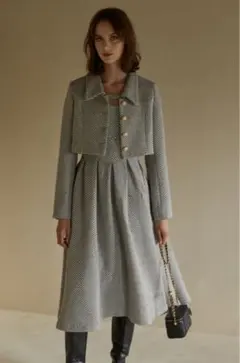 【新品未使用】ERADIE エラディエ　ツイードジャケット