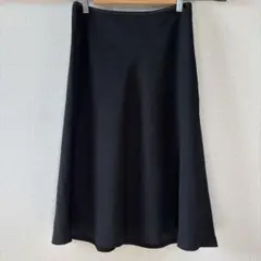 ナチュラルビューティーベーシック　スカート　裏地付　ブラック　Lサイズ