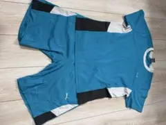PUMA 青 ショートスリーブ・ショートパンツセット 160cm