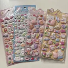 ぷくぷくシール　ぷにぷにおしりシール4枚セット