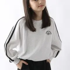 GLOBAL WORK ヘビロッTEE 長袖ドロスト 120サイズ