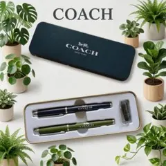 COACH NEW YORK 万年筆＆ボールペンセット MonoMax付録 新品のサムネイル