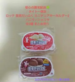 タイトー限定 ロッテ LOTTE 雪見だいふく ミニチュアキーホルダー2