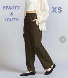 コットンツイル イージーパンツウォッシャブル オリーブ XS