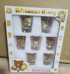 リラックマ ハニー 7P ミニグラス ランチバック