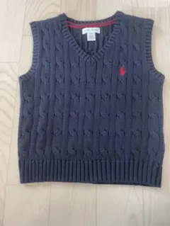 Ralph Lauren ラルフローレン　ベスト 24M ネイビー 90cm
