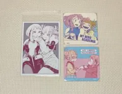 僕のヒーローアカデミア　トガヒミコ　お茶子　缶入りポストカード　アートコースター