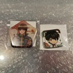 銀魂 JーWORLD 土方 沖田 特典缶バッジ