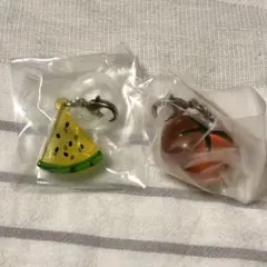 彩り変わった 涼を感じるめじるしアクセサリー トマト スイカ