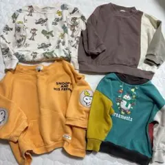 スヌーピー ペアマノン ブリーズ♦︎スウェット４点セット90サイズほか