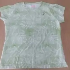 YONEX 葉柄 Tシャツ ライトグリーン