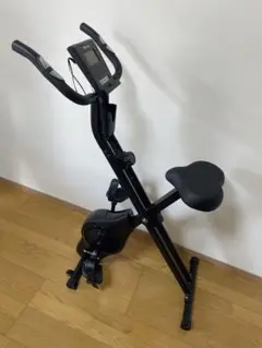 折りたたみ式フィットネスバイク ブラック