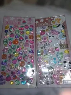 ボンドロ風カラフルキャラクターシール2シートセット