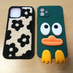 iPhone ソフトケース 花柄 アニマル