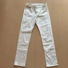 新品ユニクロUNIQLOスリムフィットジーンズ ナチュラル31 (78.5cm)