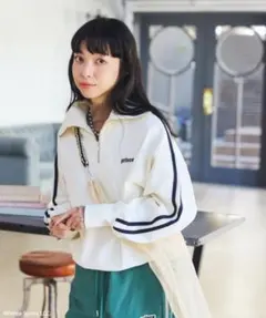FREAK'S STORE prince/プリンス ハーフジップラインスウェットのサムネイル