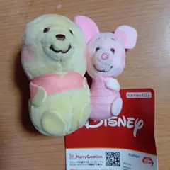 ディズニー チェリーブロッサム　ペアマスコット プーさん　ピグレット