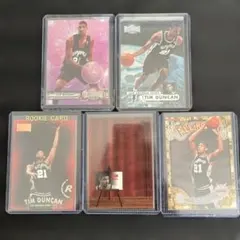 NBA カード ティム ダンカン ルーキーカード、ルーキーインサート5枚セット