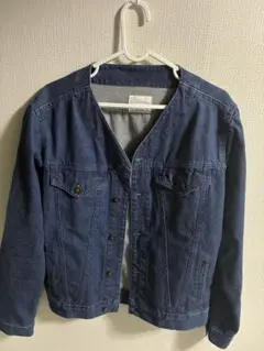 JUNRED ノーカラーデニムジャケットのサムネイル