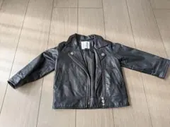 黒　ライダースジャケット 90