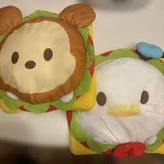 【希少】ディズニーツムツム　にぎやかハンバーガー　スペシャルクッション