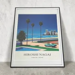 アートポスター◎永井博 ビーチ＆ヤシの木◎未使用正規品 - メルカリ