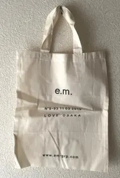 【未使用品】e.m. エコバッグ LOVE OSAKA