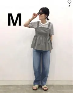 GU リネンブレンドキャミソール M 2024春モデル完売人気