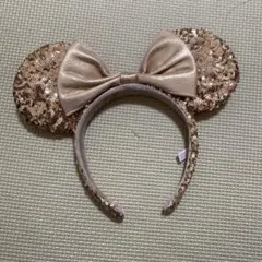 ミッキーマウス風スパンコールカチューシャ