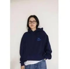 本日限定値下げ田中シェン×フルーツオブザルームコラボ パーカー ネイビー