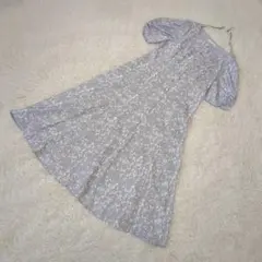 anysis スクエアネック　総柄　シャツワンピース　サイズ1