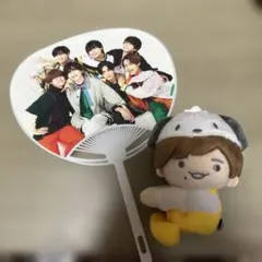 なにわ男子 うちわ & 長尾謙杜 サンリオコラボ ぬいぐるみセット グッズ