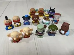 アンパンマン 指人形11体セット　フィギュア3点おまけつき